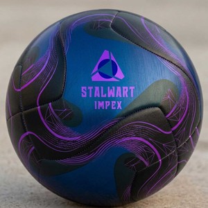 Balón de Fútbol Personalizado Hecho a Mano por Stalwart Impex, con Cámara de Butilo, Diseño Ligero y Duradero para Entrenamiento al Aire Libre y Competencia de Futsal - Product Image 1