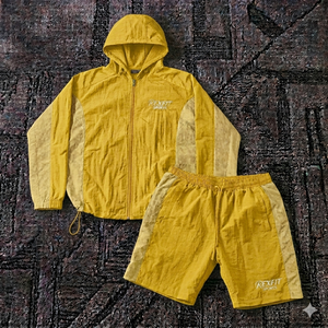 Conjunto Deportivo Corto Rexfit de Alta Calidad para Hombre, Chaqueta Cortavientos con Cierre Completo, Conjunto Deportivo con Impresión Personalizada al por Mayor - Product Image 2