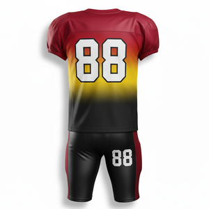 ชุดยูนิฟอร์มอเมริกันฟุตบอลแบบซับลิเมชั่นระดับไฮเอนด์ ออกแบบเองได้ ชุดแข่งแบบซับลิเมชั่นเต็มตัว อุปกรณ์กีฬากริดริออนระดับมืออาชีพ - Product Image 3