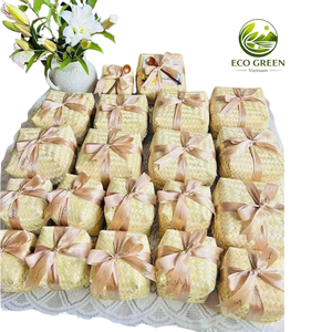 Custom Eco Bamboo Gift Box Handmade <b>Woven</b> <b>Basket</b> for Corporate Event Campaign Gift Packaging Employee Welcome - Product Image 4