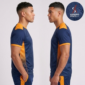 T-shirt de sport unisexe personnalisé en coton 100% respirant et écologique, coupe classique, sérigraphié, pour hommes, vente en gros de haute qualité - Product Image 5