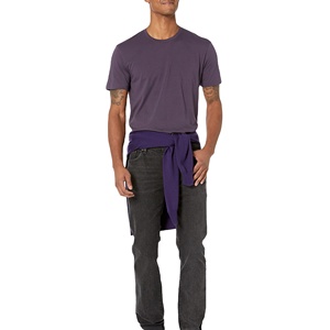 <b>100</b>% <b>Polyester</b> Quick Dry Breathable Regular Fit Solid Pattern Casual Jersey Knit Top Gym Wear Men's Sporty Short Sleeve T-<b>Shirt</b> - Product Image 6