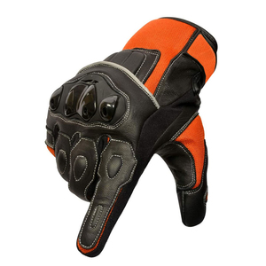 Gants de motocross personnalisés imperméables, respirants, coupe-vent, en cuir enduit, à doigts entiers, antidérapants, réglables, pour le sport - Product Image 3