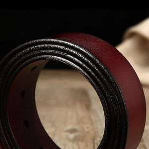 Cinturón de Cuero para Hombre de Marca de Lujo de Estilo Clásico, Cinturón de Cuero Vacuno Genuino Duradero para Hombre a Precio Económico - Product Image 3
