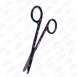 Sharp Stainless Steel Suture <b>Removal</b> 14cm Curved Stitching Scissors Durable Premium Quality Spencer Surgical Veterinary - Product Image 5