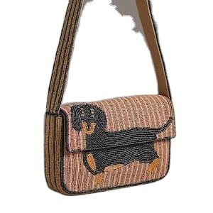 Best Quality beaded shoulder bag with seed bead embroidery beaded embroidery <b>handbag</b> with <b>Unique</b> Pure Handmade Design - Product Image 2