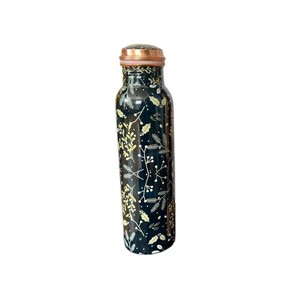 Lot de 3 Bouteilles d'Eau en Cuivre Pur à 100% avec Finition Martelée Design, Anti-Fuite, Réutilisables, Écologiques, pour le Sport, Vente en Gros - Product Image 2
