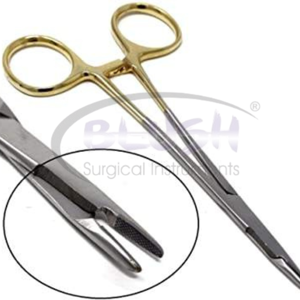 Pinza Portaagujas Quirúrgica de 5.5 Pulgadas, Acero Inoxidable, Instrumento de Precisión con Certificación CE, para Uso en Cirugía General, de Blush Surgical - Product Image 2