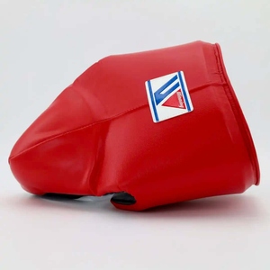 อุปกรณ์ป้องกันอวัยวะเพศชายสำหรับชกมวย ยี่ห้อ Winning รุ่น White Leather Boxing Groin Guard สีขาว แต่งขอบสีแดง สำหรับฝึกศิลปะการต่อสู้ - Product Image 6