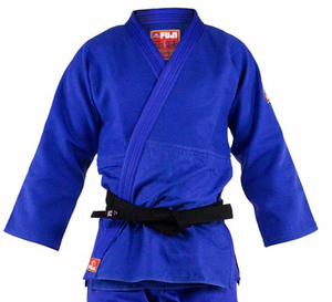 Black Karate Uniform With Purple <b>Belt</b> Adult Unisex 100 Cotton Durable Martial Arts Wear Regular Fit - Product Image 5