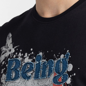 เสื้อยืดแขนกุดผ้าคอตตอนหนานุ่มพิมพ์ลายกราฟิกสำหรับผู้ชาย แบบสั่งทำพิเศษ พิมพ์ลายด้วยเทคนิค DTG และสกรีน - Product Image 3