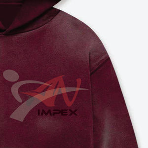 Sudaderas con Capucha Personalizadas OEM con Lavado Ácido, 100% Algodón, Felpa Francesa, Estampado Invernal, Bordadas, Talla 3XL - Nueva Llegada, Venta al Por Mayor Disponible - Product Image 6