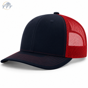 Casquette Trucker 6 Panneaux Marron et Blanc Personnalisée OEM ODM, Casquette Snapback en Maille Brodé en Gros, Fabrication en Usine - Product Image 2