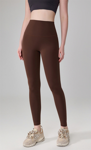 Wholesale Seamless 90%<b>Nylon</b>/10%Spandex Yoga <b>Leggings</b> Butt Lifting High Waist Tummy Control Fitness <b>Leggings</b> Quick Dry Breathable - Product Image 6