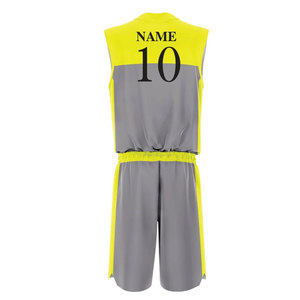 Diseño de logotipo de equipo personalizado, camiseta de baloncesto cosida, ropa de baloncesto sublimada, uniforme de baloncesto para hombre con MOQ BAJO - Product Image 3