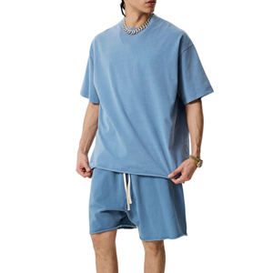 Nouvel arrivage 2026 – Ensemble T-shirt et short cargo grande taille pour homme, vêtements de sport, en coton personnalisé, avec logo sur mesure, pour unisexe - Product Image 6