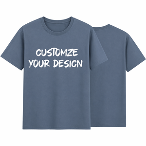 T-shirt unisexe à manches courtes 100% coton, impression par transfert thermique, logo brodé, style streetwear pour hommes et femmes, personnalisable - Product Image 6