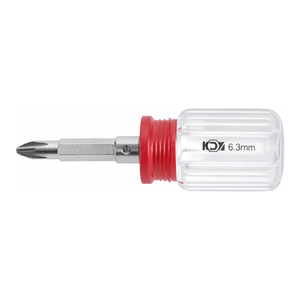 Tournevis magnétique bidirectionnel Daihan Science 6 mm CRV - Qualité industrielle PH2 à tête plate 150 mm pour laboratoire et atelier - Product Image 1