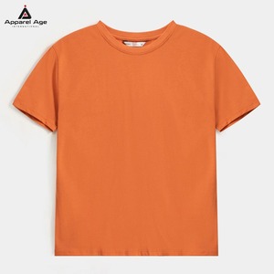 Camisetas de Algodón y Elastano para Mujer, Diseño Personalizado, Estilo Casual con Logotipo Impreso, Camisetas de Punto Lisas al por Mayor para Verano - Product Image 4