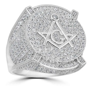 Wholesale Top Quality Sterling Silver <b>Iced</b> out Moissanite Diamond Hip Hop Style Yellow Silver Plated Unisex <b>Ring</b> - Product Image 1