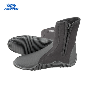 Botas de Buceo de Neopreno de 5 mm Aropec OEM ODM con Suela de Goma de Alta Tracción y Cremallera YKK Resistente para Deportes Acuáticos - Product Image 1