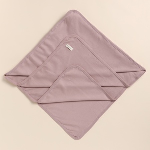 Couverture d'emmaillotage pour bébé en bambou biologique de qualité supérieure rose blush - Product Image 2