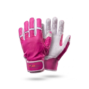 Fabricante de Guantes de Bateo de Béisbol Personalizados con Puño Corto, Guantes de Bateo de Softbol de Piel de Cabra en Colores y Logotipos Personalizados - Product Image 1