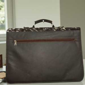 Wholesale Natural Fur Cowhide Leather Hair on <b>Laptop</b> Bag Slim Protective <b>Laptop</b> Folder For Hair on <b>Laptop</b> Briefcase Portable - Product Image 3