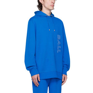 Sweat à capuche entièrement zippé avec impression en relief personnalisée, unisexe, coupe oversize, couleur unie, pull décontracté en polaire pour l'automne - Product Image 3
