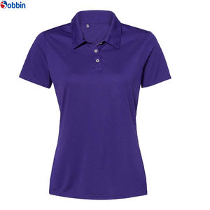 Polos OEM de la meilleure qualité, t-shirts personnalisés pour femmes, polos de golf pour femmes, polos d'été 100% coton à manches courtes - Product Image 1