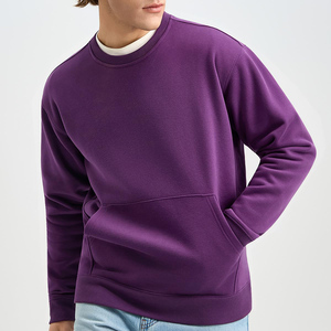 Men's Casual Sweatshirt Durable Cotton Pullover With Embroidered Design Hot Selling Basic Cotton <b>Blended</b> Sweatshirt For Men's - Product Image 5
