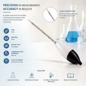 Hydromètre géotechnique en verre pour l'analyse des sols |   Jauge de densité spécifique de précision pour l'analyse des sédiments en laboratoire, outil de laboratoire - Product Image 5