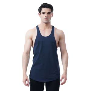 Mens Breathable Tank <b>Top</b> <b>Neon</b> <b>Green</b> Workout Gym Athletic Breathable Tank <b>Top</b> <b>top</b>-Polyester/Cotton Quick Dry - Product Image 1