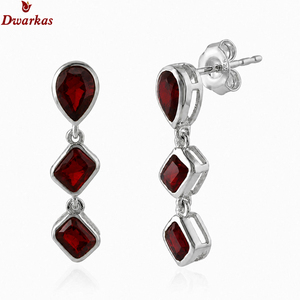 Hot popular elegant <b>earrings</b> 925 sterling <b>silver</b> labradorite gemstone <b>drop</b> <b>earring</b> exporter manufacturer - Product Image 4