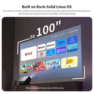 Proyector de Video Portátil Mini AUN A32 Pro, 1080P, Alto Lumen, Inalámbrico, Compatible con CE y ROHS, OEM/ODM,  Nuevo Proyector Láser 4K con IA para Juegos - Product Image 4