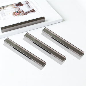 Poignée de meuble carrée moderne en alliage d'aluminium, poignée minimaliste pour armoires de cuisine, salle de bain et salle à manger - Product Image 2