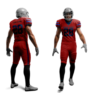 Maillots de football américain personnalisables en gros – Uniformes d'équipe de football américain en twill pour hommes - Product Image 3