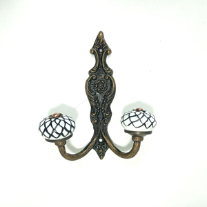Traditional Design <b>Wall</b> <b>Mounted</b> Decoration <b>Clothes</b> Hanger Hooks In Black Antique Finishing For Home & Hotel <b>Wall</b> Decoration Hook - Product Image 5