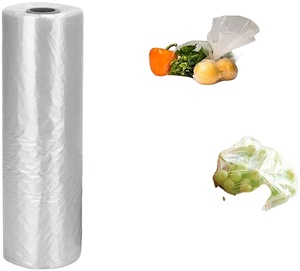 Prix d'usine de gros HDPE LDPE antistatique produire des sacs plats sac sur rouleau dans des sacs d'épicerie de supermarché sur rouleau du Vietnam - Product Image 4