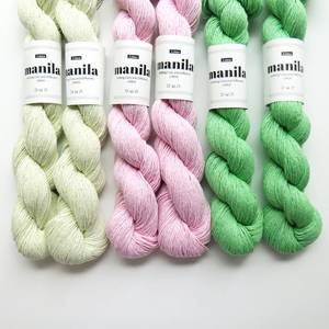 ไหมพรมถักโครเชต์ มะนิลา อะบาคา คอตตอน ไหมถักมือ 50 กรัม ไหมพรมเส้นหนา ไหมถักโครเชต์ ไหมคอตตอน ขายส่ง - Product Image 4