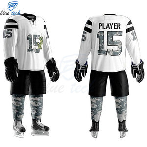 Wholesale Professional Ice Hockey Uniform Custom Sublimated Hockey Jersey and Shorts for Teams Training and Games - Product Image 2