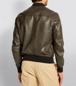 <b>jacket</b> for <b>men</b> 2026 Premium Quality <b>Men's</b> <b>Racer</b> Leather <b>Jacket</b> Wholesale Genuine Leather <b>Jackets</b> for <b>Men</b> - Product Image 3
