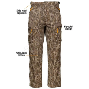 Pantalon cargo camouflage pour homme, coupe droite, respirant, taille haute, style safari, vêtements d'extérieur pour l'automne - Product Image 5