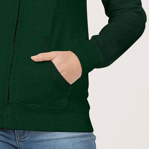 Nouvel Arrivage – Sweat à Capuche Personnalisé pour Femme, Haute Qualité, Chaud, 100% Coton, Veste de Sport Zippée, Coupe Ample, Décontracté, Hiver, Logo Frontal, Écologique - Product Image 6