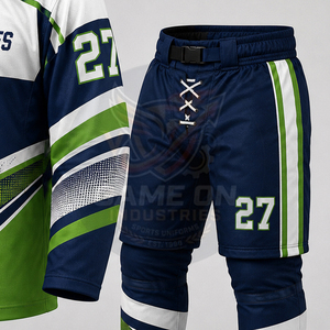 2026 Sportswear Sublimation Athletic Apparel Club Teamwear OEM ODM Service Custom Ice Hockey Uniform Set Team Jersey Pants - Product Image 6