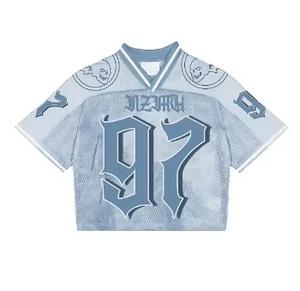 Maillots de baseball personnalisés 2026 – Impression par transfert thermique 100 % polyester – Unisexe adulte – Style streetwear américain Y2K – Maillots de sport amples pour l'été - Product Image 2