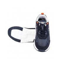 Baskets de sport bleues et blanches pour hommes – Chaussures athlétiques légères et amorties pour l'entraînement – Design dynamique pour la course à pied