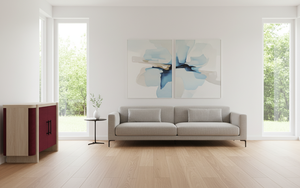 Aparador Moderno de 2 Puertas de Roble Macizo para Sala de Estar - Almacenamiento Resistente al Agua con Diseño Minimalista - Product Image 4