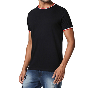 ผู้ผลิตเสื้อ OEM เสื้อยืดคอกลมแขนสั้นผู้ชายผ้าฝ้าย 100% สองสี สวมใส่สบาย ระบายอากาศได้ดี แห้งเร็ว เหมาะสำหรับออกกำลังกาย - Product Image 3