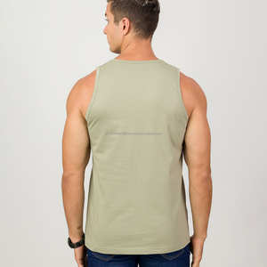 Camiseta Deportiva sin Mangas de Primera Calidad Hecha a Medida para Hombre, Camisetas de Fitness de Verano de Gran Venta con Servicio OEM - Product Image 2